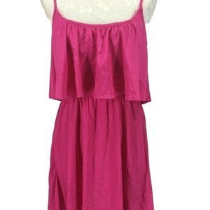 Fun Flirt Pink Spaghetti Strap‎ medium Dress